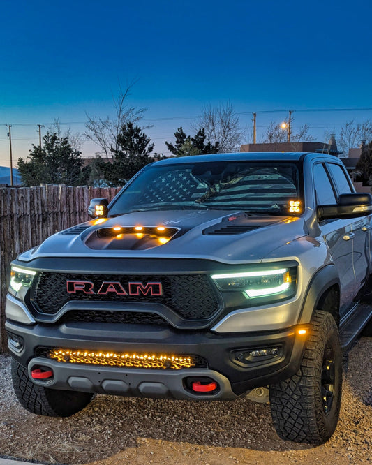 2019-24 RAM 1500/TRX Hood Mount/Ditch Lights/Pillars PRO