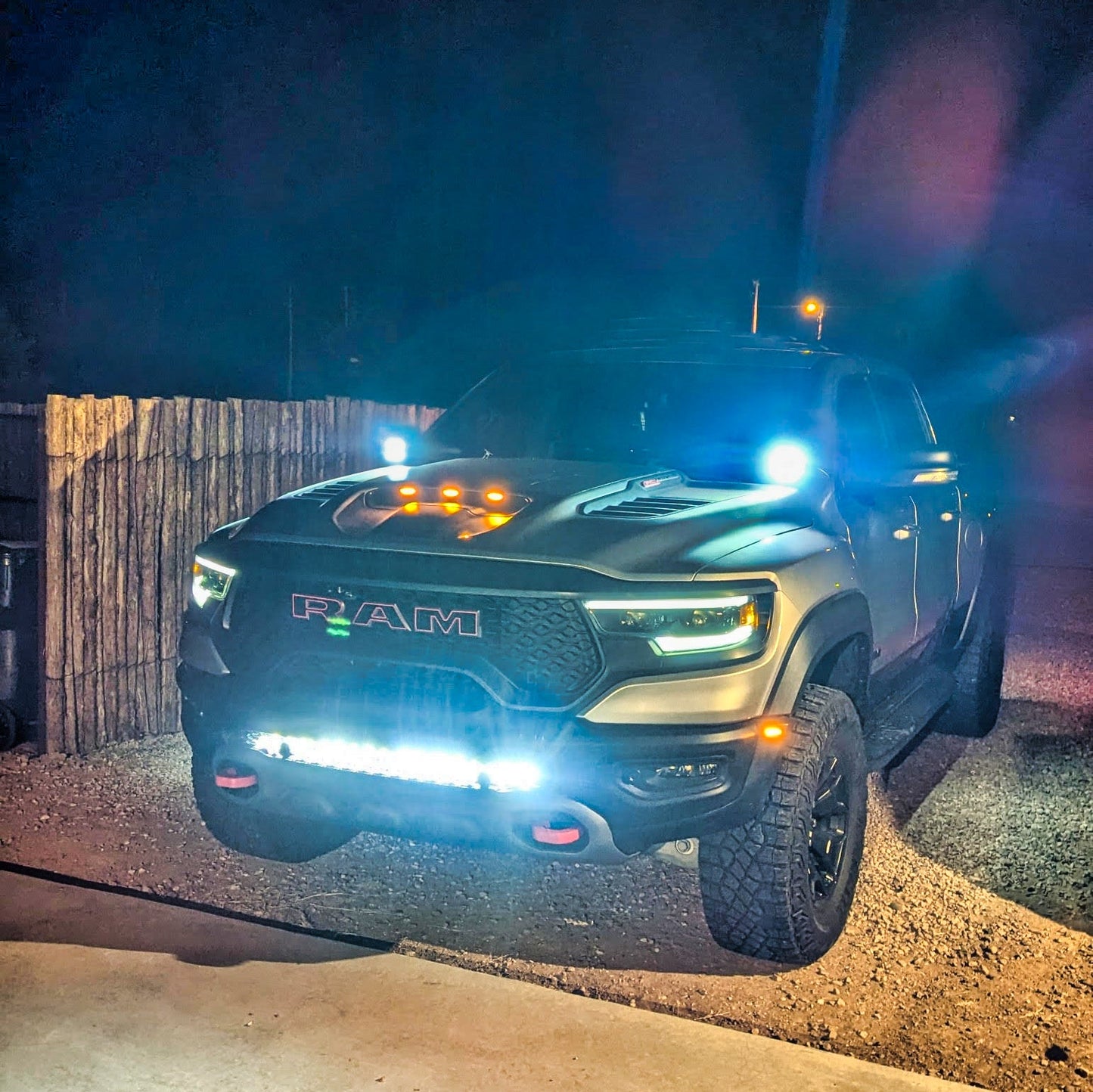 2019-24 RAM 1500/TRX Hood Mount/Ditch Lights/Pillars PRO