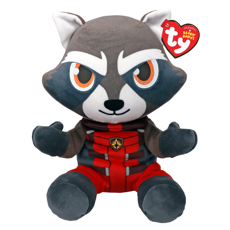 Plush toy resembling a character from a popular franchise with a Ty logo.