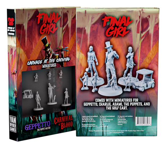 Final Girl: Carnage at the Carnival - Miniatures