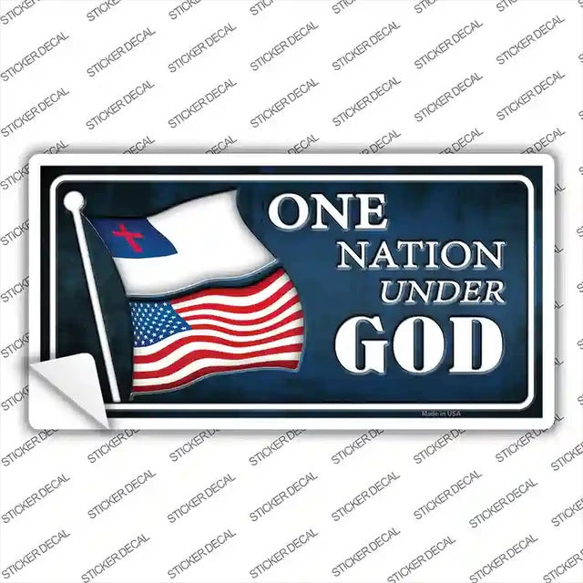 One Nation Under GOD Sticker