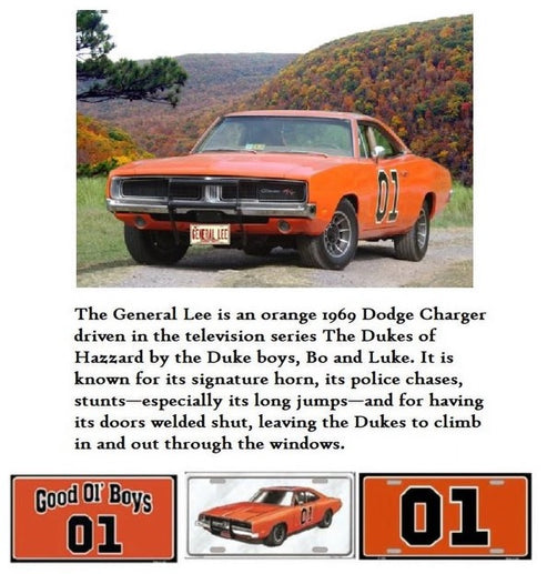 Dukes Of Hazzard General Lee Infographic