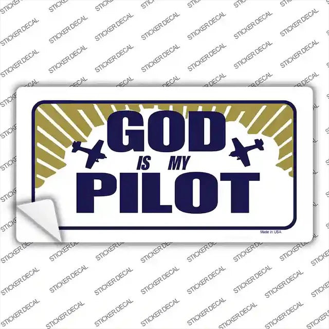 God is my Pilot Bumper Sticker