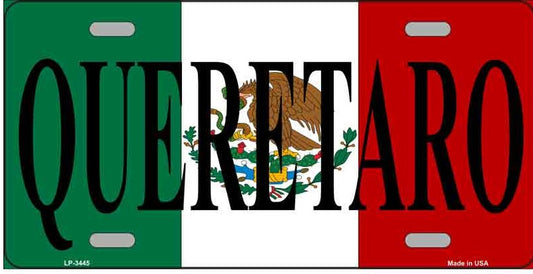 Queretaro Mexico Metal Novelty License Plate 
