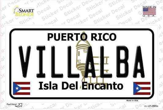 Villalba Puerto Rico Bumper Sticker