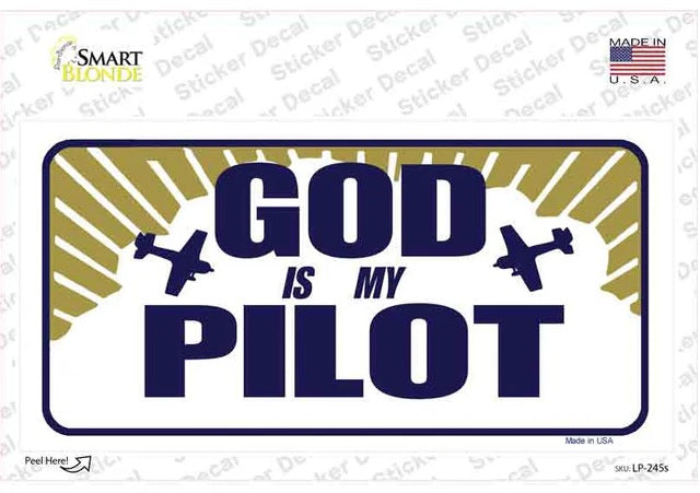 God is my Pilot Bumper Sticker