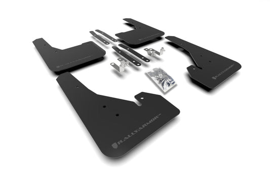 Rally Armor 18-25 Toyota Corolla Hatchback Black UR Mud Flap Grey Logo