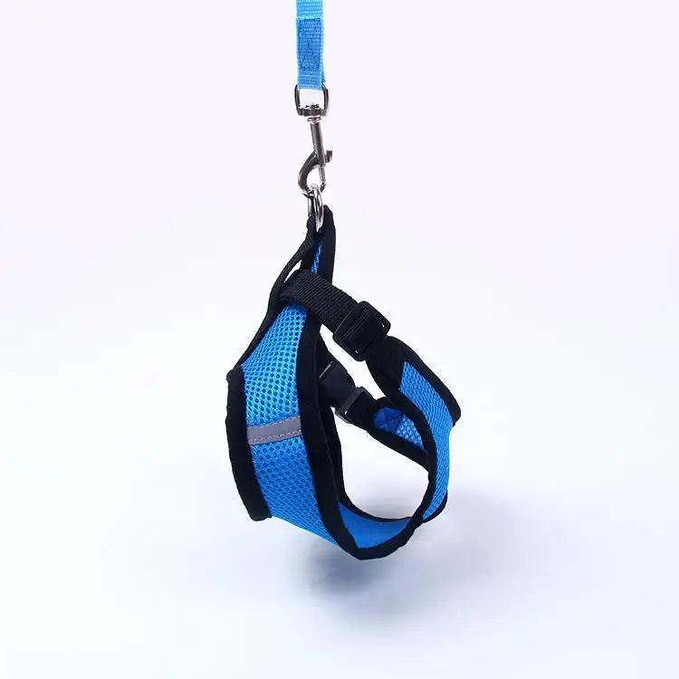 Adjustable Dog Harness No-Pull Pet Harness Soft Padded Dog Vest Reflective No-Choke Pet Vest With Easy Control Handle