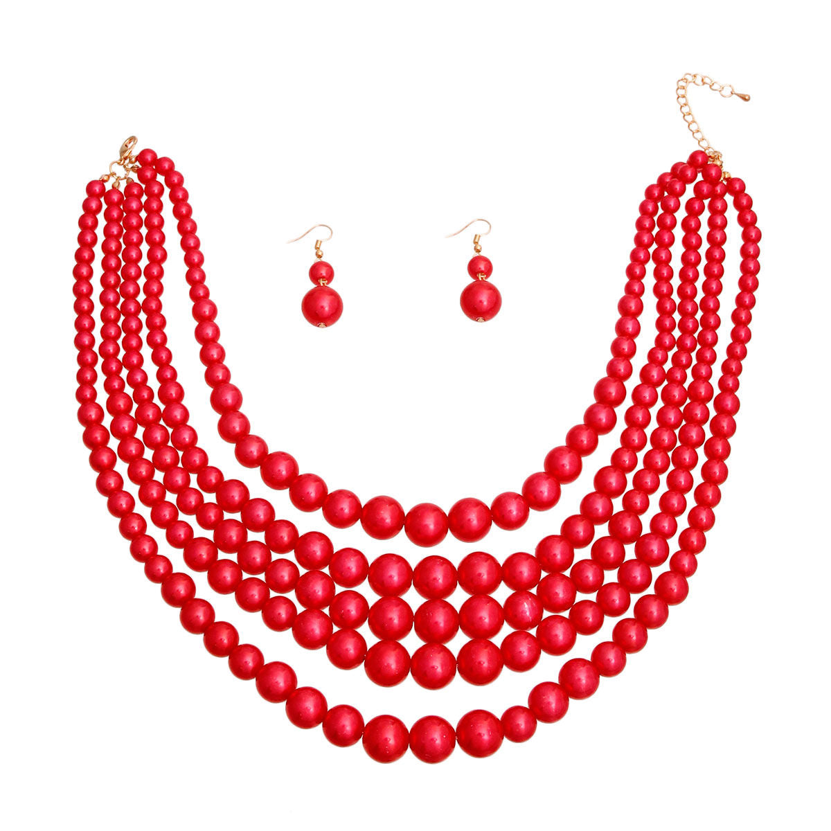 Red Pearl 5 Layer Set