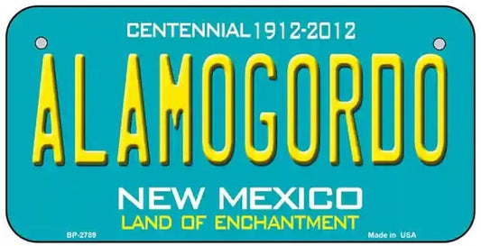 Alamogordo New Mexico Bicycle License Plate