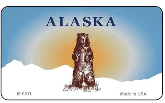 Alaska Bear Refrigerator Magnet