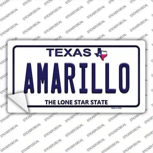 Amarillo Texas Novelty Sticker Decal