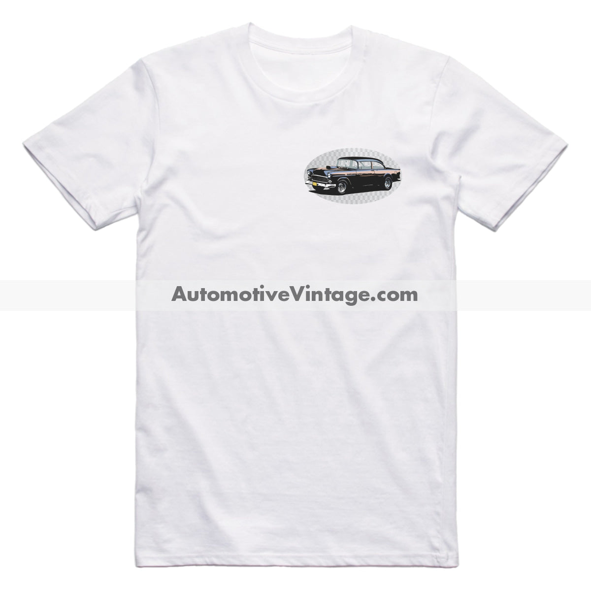 American Graffiti 1955 Chevy Bob Falfa Famous Car Chest Logo T-shirt