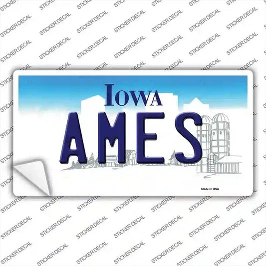Ames Iowa Bumper Sticker