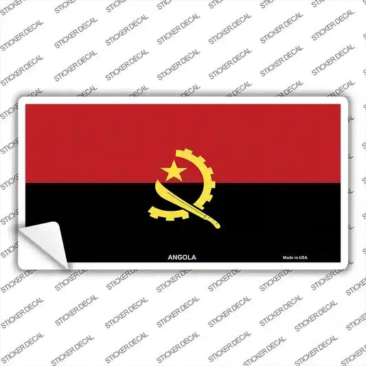 Angola Flag Novelty Sticker Decal