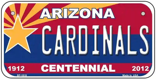 Arizona Cardinals Bicycle License Plate
