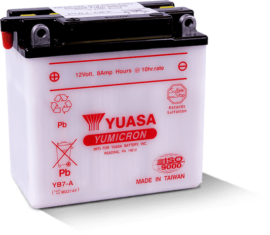 Yuasa YB7-A Yumicron 12-Volt Battery