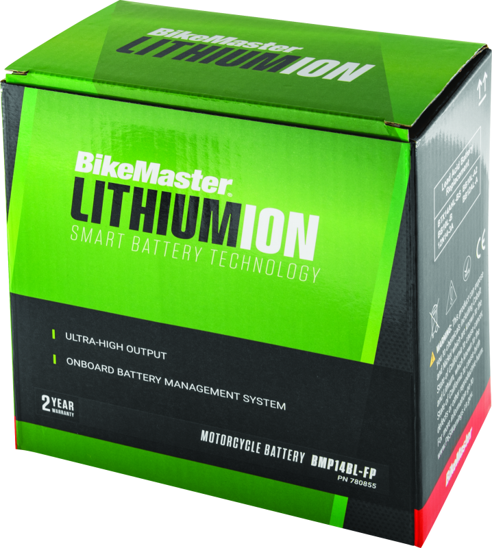 BikeMaster Lithium Ion 2.0 Battery - BMP14BL-FP