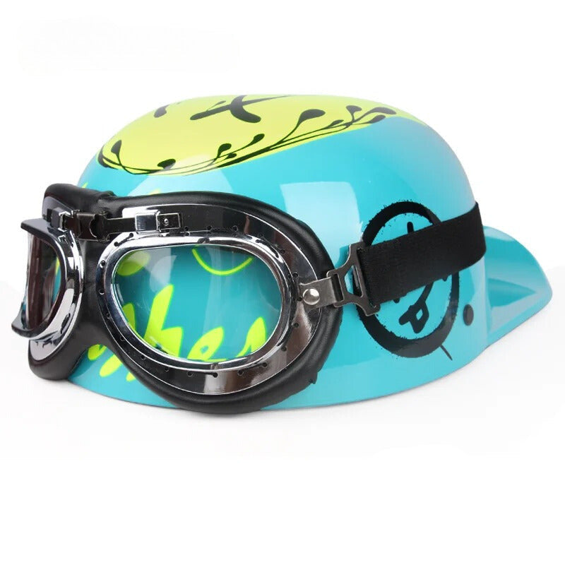 Vintage Half Motorcycle Helmet