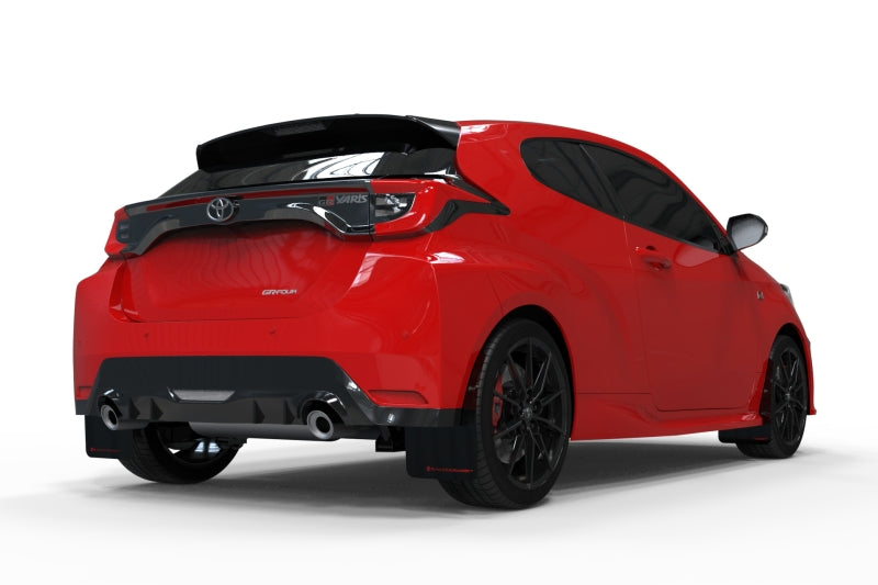 Rally Armor 20-25 Toyota GR Yaris Black Mud Flap w/Red Logo