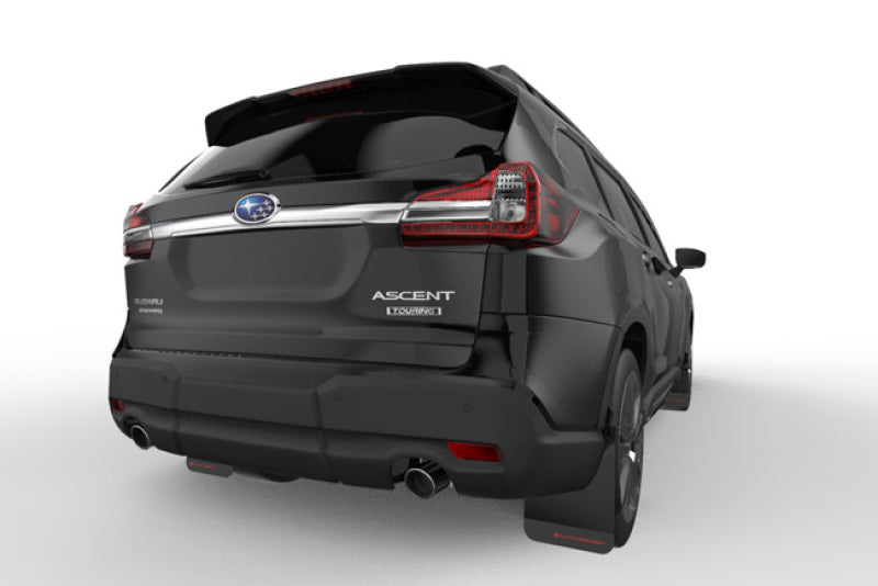 Rally Armor 18-25 Subaru Ascent Black UR Mud Flap w/Grey Logo