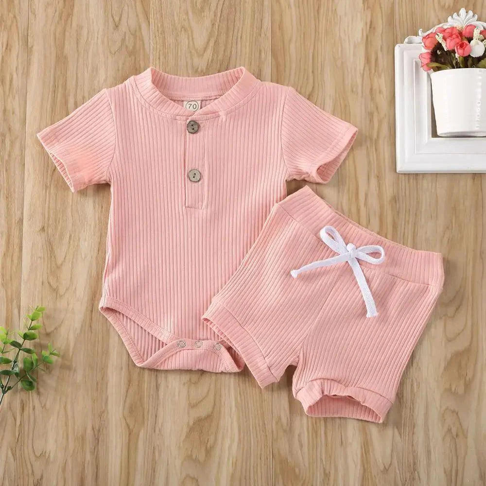 Baby Girl Ruffled Solid Color Sleeveless Backless Romper Jumpsuit Comfy Outfit Excellent Gift For Your Baby Girl