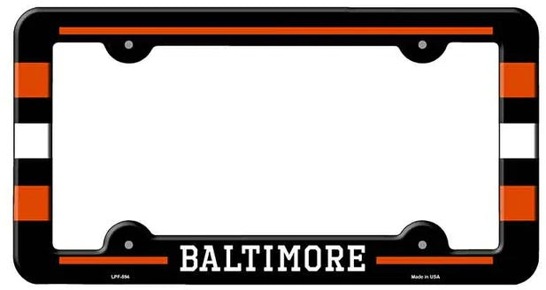 Baltimore License Plate Frame