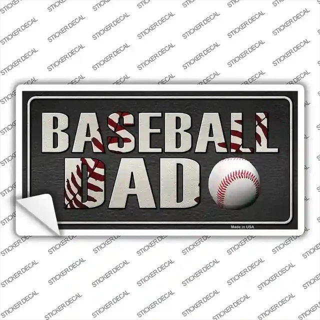 Baseball Dad Sticker