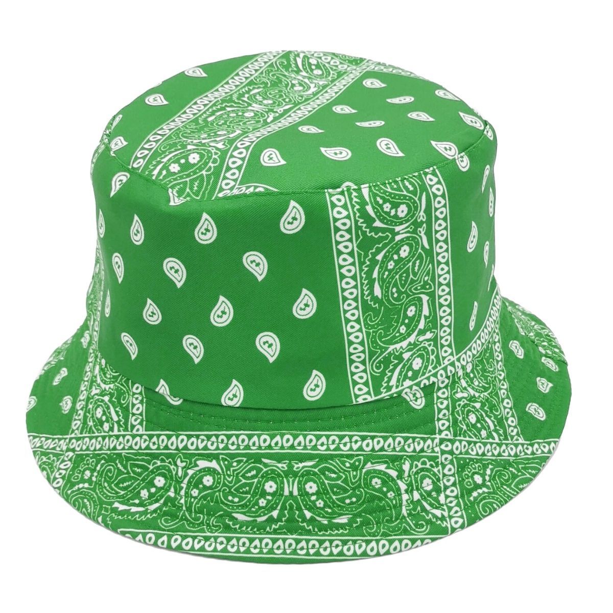 Green Bandana Reversible Bucket Hat