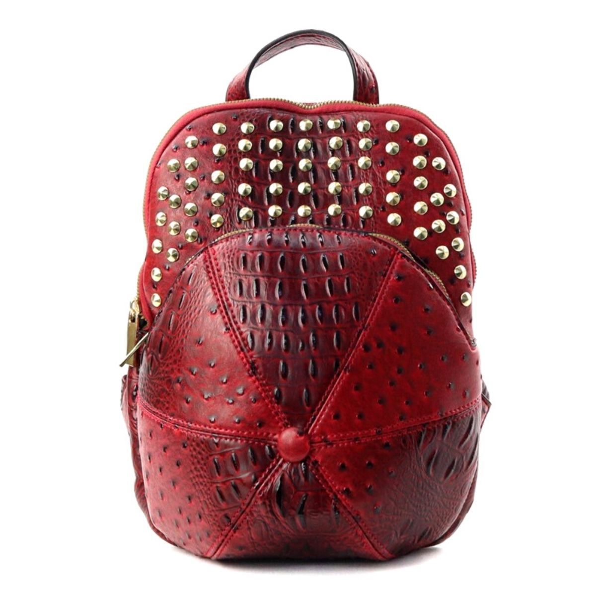 Red Baseball Hat Shaped Backpack