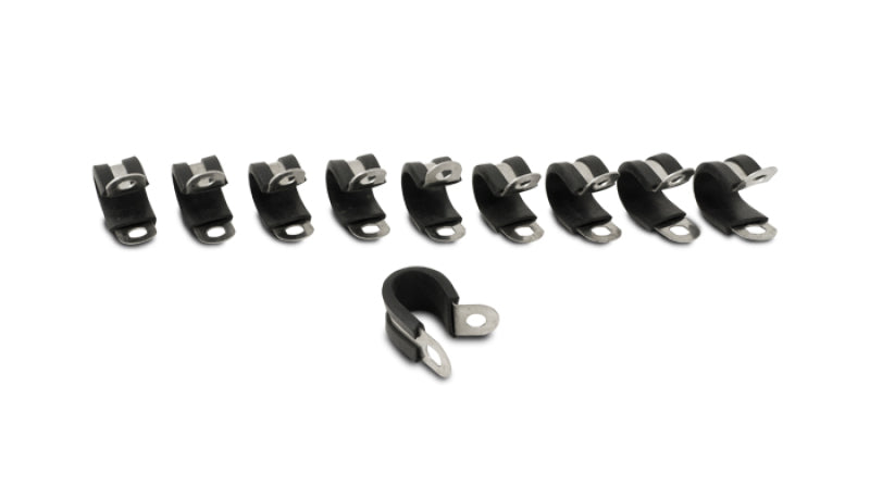 Vibrant Cushion Clamps for 1/2in (-8AN) Hose - Pack of 10