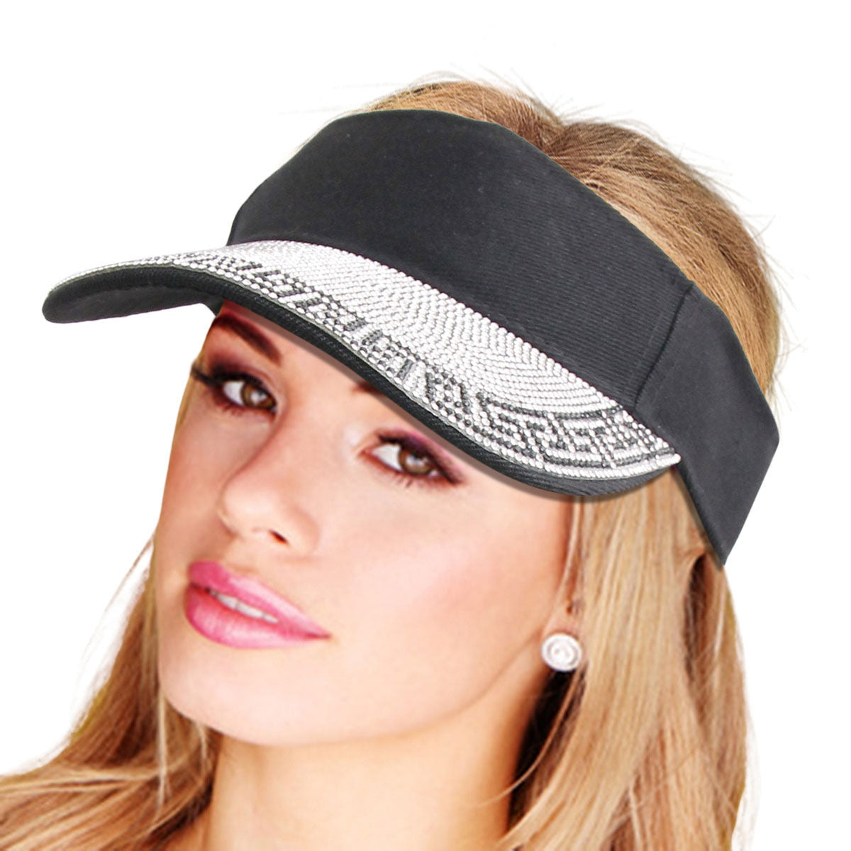 Silver Shade: Trendy Visor Hat