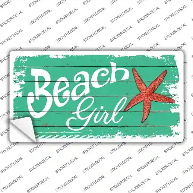 Gril Strand Sticker Beach Girl Bumper Sticker – Inundatio.com