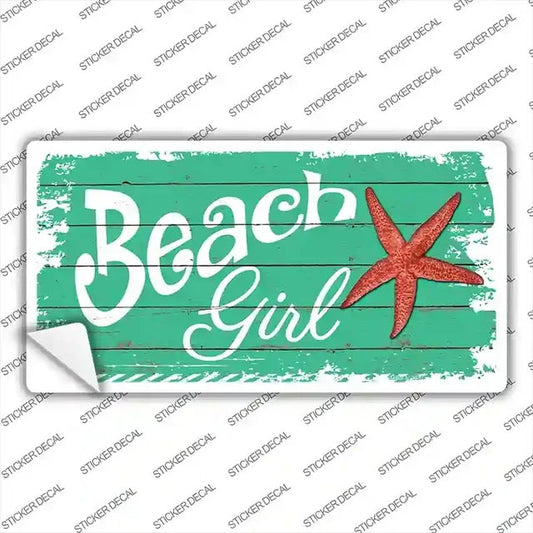 Beach Girl Bumper Sticker