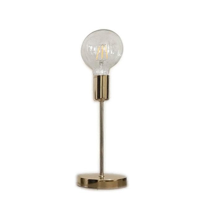 Bedroom Bedside Lamp Golden Modern Simple Model Room Décor Table Lamps College Dorm Study LED Desk Lamp E27 Table Light Fixtures Cute Study Lamps for Bedroom Décor