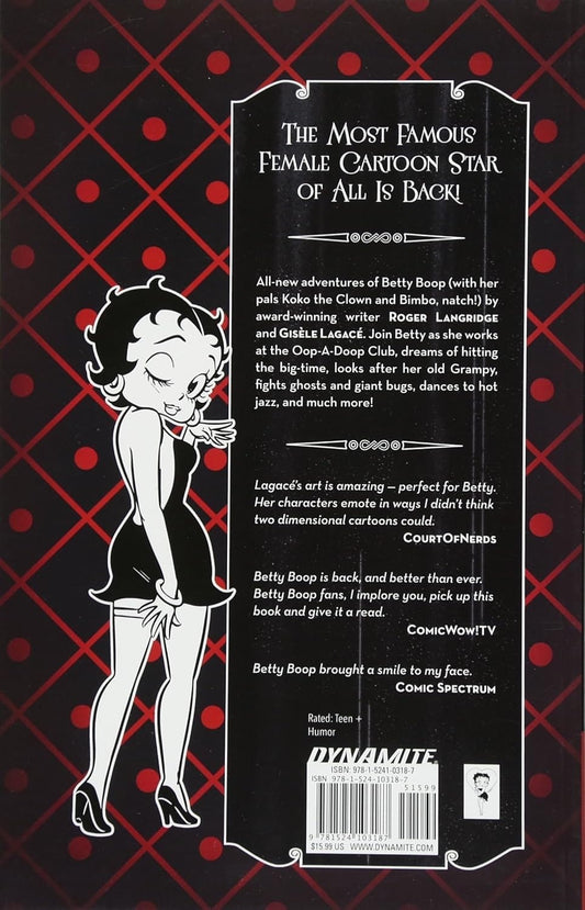 Back Of Betty Boop Graphic Paperback