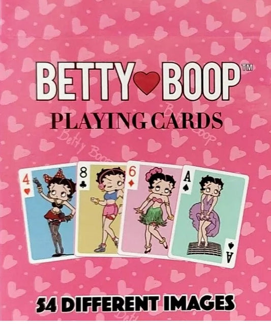 Poster Betty Boop Playing Cards With 54 Different Images