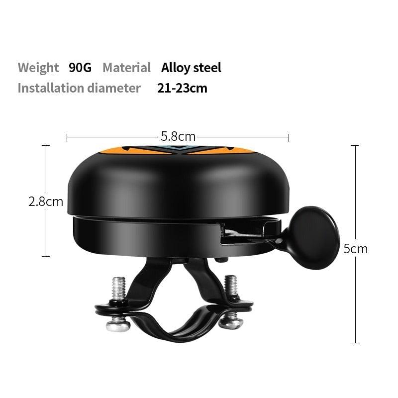 Bicycle Bell Horn For Safety Riding Lovely Aluminum Alloy Handlebar Metal Ring Cycling Accessories Classic Bike Bell Classic Aluminum Bicycle Bell With Loud Crisp Ring For Kids And Adult Bikes