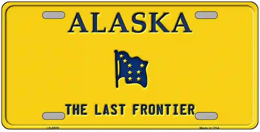 Blank Alaska License Plate