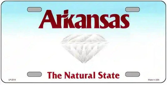 Blank Arkansas License Plate