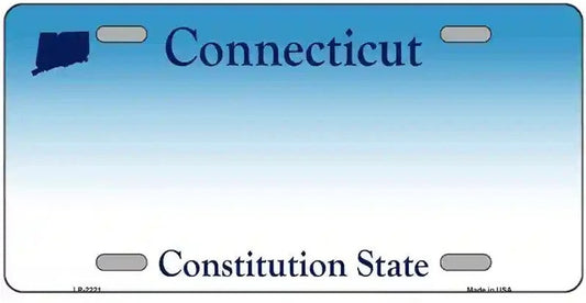 Blank Connecticut License Plate
