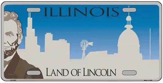 Blank Illinois License Plate