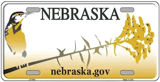 Blank Nebraska Nature License Plate
