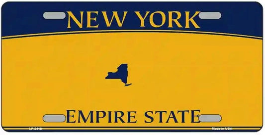 Blank New York Retro Classic License Plate