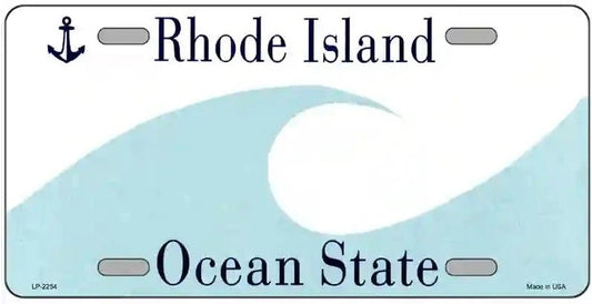 Rhode Island License Plate Blank