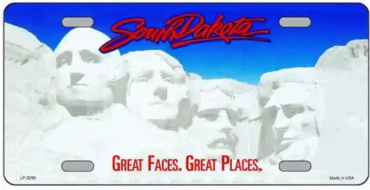 Blank South Dakota License Plate