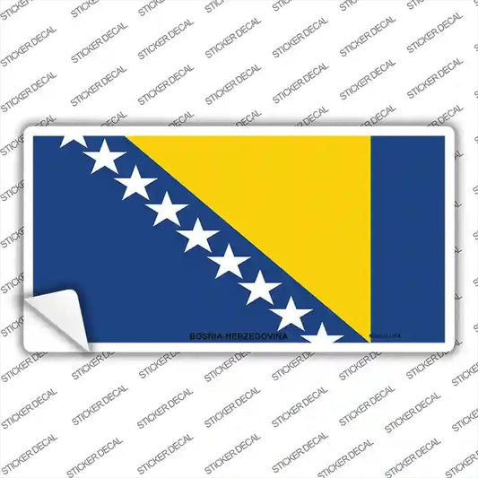 Bosnia Herzegovina Flag Novelty Sticker Decal 