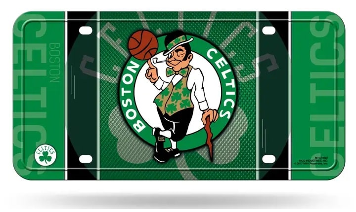 Boston Celtics License Plate 