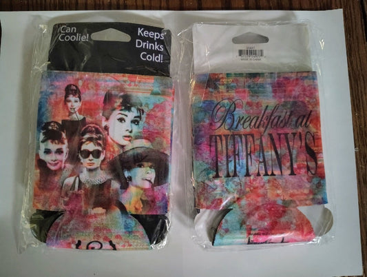 Audrey Hepburn Breakfast At Tiffany's Can Holder Hugger