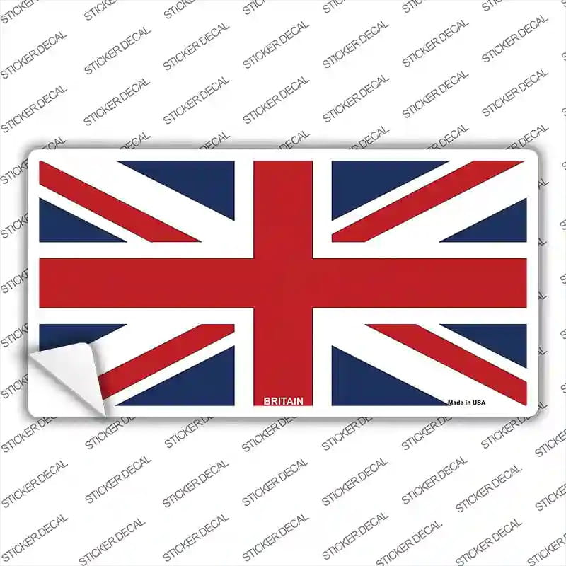 Flag of Great Britain , The United Kingdom Union Jack on a Sticker